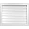 Ekena Millwork Vertical Surface Mount PVC Gable Vent: Functional, w/ 2"W x 1-1/2"P Brickmould Frame, 28"W x 22"H GVPVE28X2202SF - alternate 1